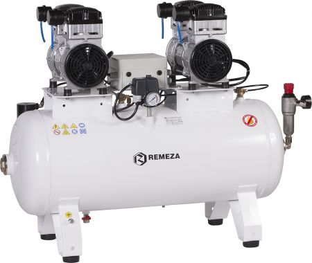 REMEZA KM-100.OLD20ТД - Стоматологический безмасляный компрессор