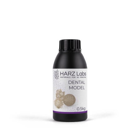 HARZ Labs Dental Model Beige – Фотополимер для настольных LCD/DLP, 0,5 кг