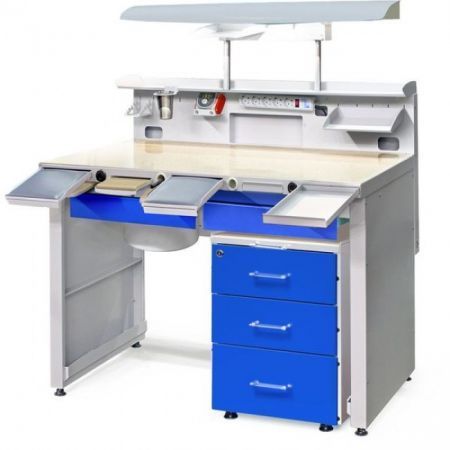 Аверон СЗТ 4.3 МАСТЕР ТЕХНО - стол зубного техника максимальной комплектации