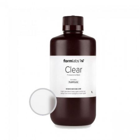 Formlabs Resin Clear - фотополимерная смола, прозрачная