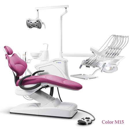 GreenMED S300 – Стоматологическая установка с мягкой обивкой и с верхней подачей