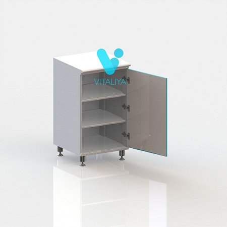 ВИТАЛИЯ Т1 ЛЮКС — Медицинская тумба на хром.ножках