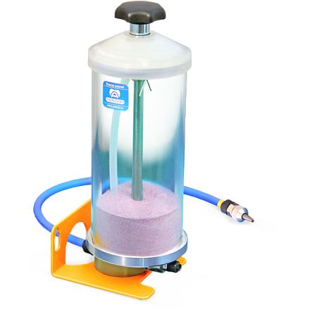 Аверон АСОЗ 1.0 Б ТУРБО - пескоструйный аппарат со струйным модулем МС 4.3 Б и встроенным ситом