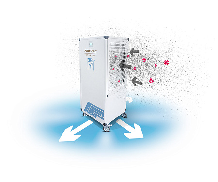 FlaktGroup AP BIO 2400 - очиститель воздуха с функцией защиты от бактерий и вирусов (включая коронавирус SARS-CoV-2)