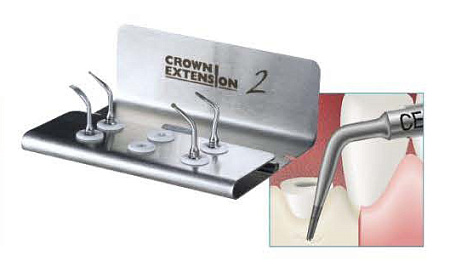 Acteon CrownExtension II – набор насадок (CE1 II, CE2 II, CE3 II, BS6 II) для Piezotome II