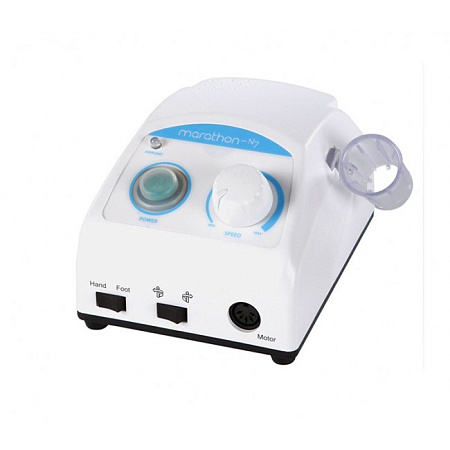 Saeyang Marathon N7 NEW - зуботехнический микромотор повышенной мощности с наконечником SDE-SH400, 40000 об/мин, 100 Вт, педаль FS60