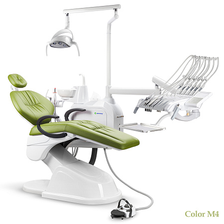 GreenMED S200 – Стоматологическая установка с мягкой обивкой и с верхней подачей