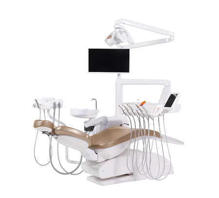 Miglionico NT P — стоматологическая установка с нижней подачей инструментов