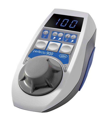 W&H Perfecta 900 LA-923 KT – Аппарат для зуботехнической лаборатории с коленным управлением, внутренняя подача жидкости, наконечник