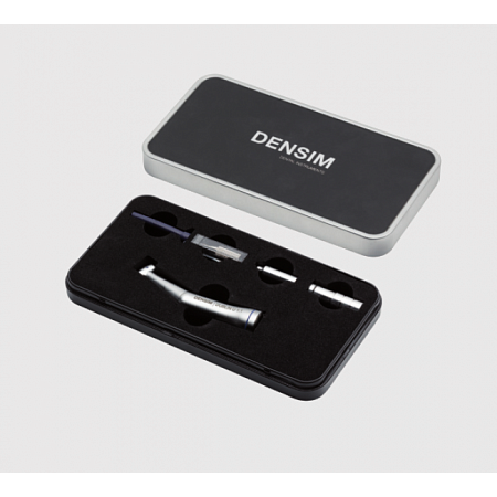 Densim Paris U 1:1 LUX - угловой наконечник со съемной головкой, керамическими подшипниками, со светом и титановым покрытием