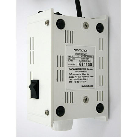 Saeyang Marathon 4 - щеточный зуботехнический микромотор, с наконечником SDE-H37LSP, 35000 об/мин, педаль SFP-27