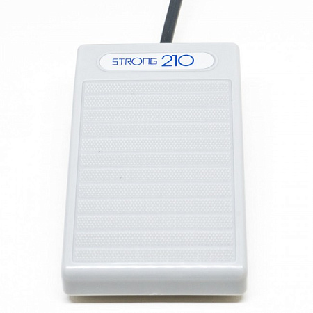 Saeshin STRONG 210 105L - щеточный микромотор с наконечником 105L и педалью включения-выключения, в коробке, 35000 об/мин