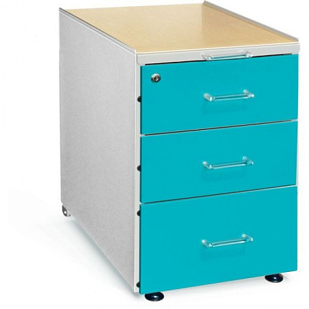 Аверон ТУМБА 1.1 М - мобильная тумба в металлическом исполнении для организации хранения инструментов, материалов